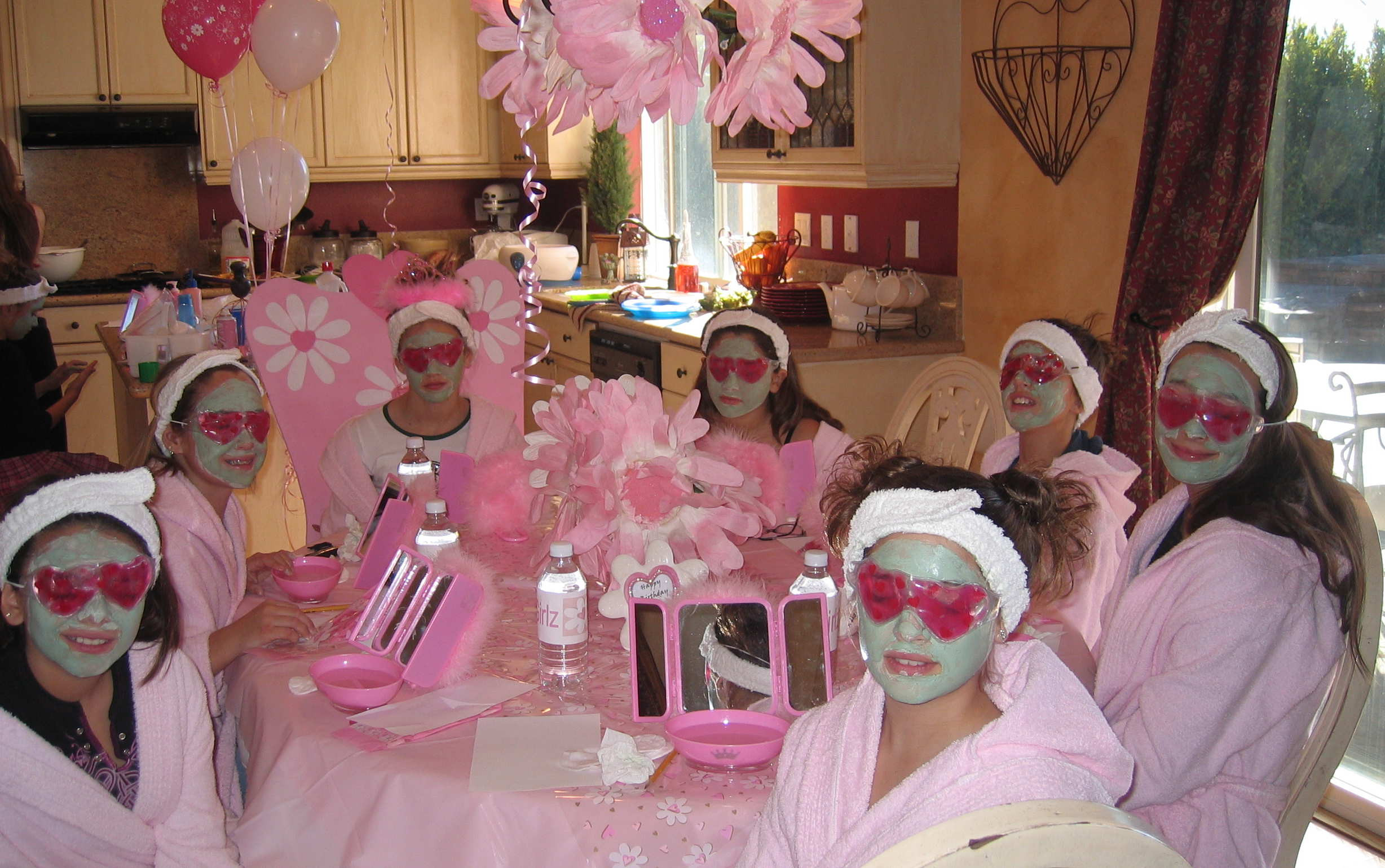 Kids Salon Party
 At Home Spa Party Ideas