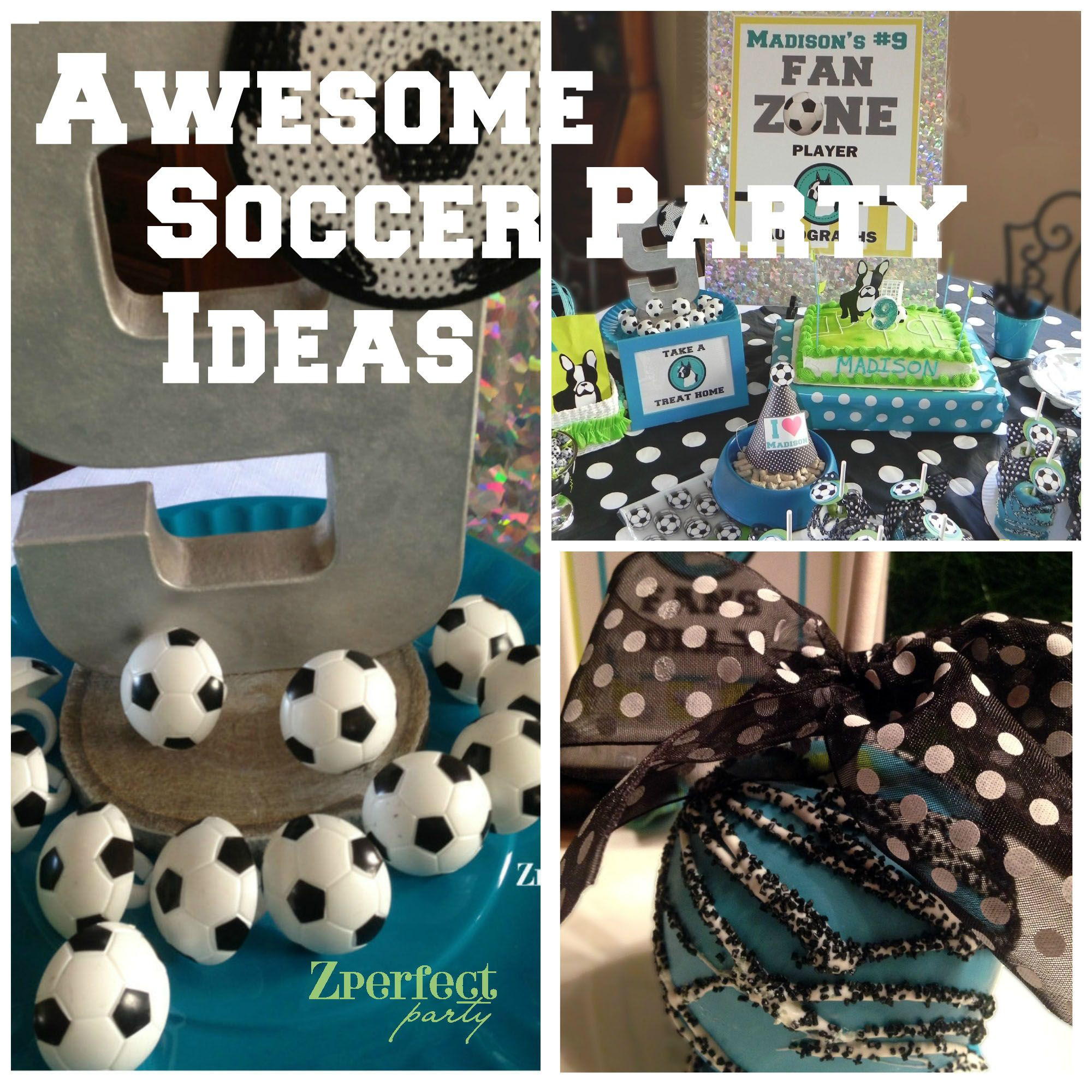 Kids Soccer Party
 Fun soccer party food ideas and activities you may not