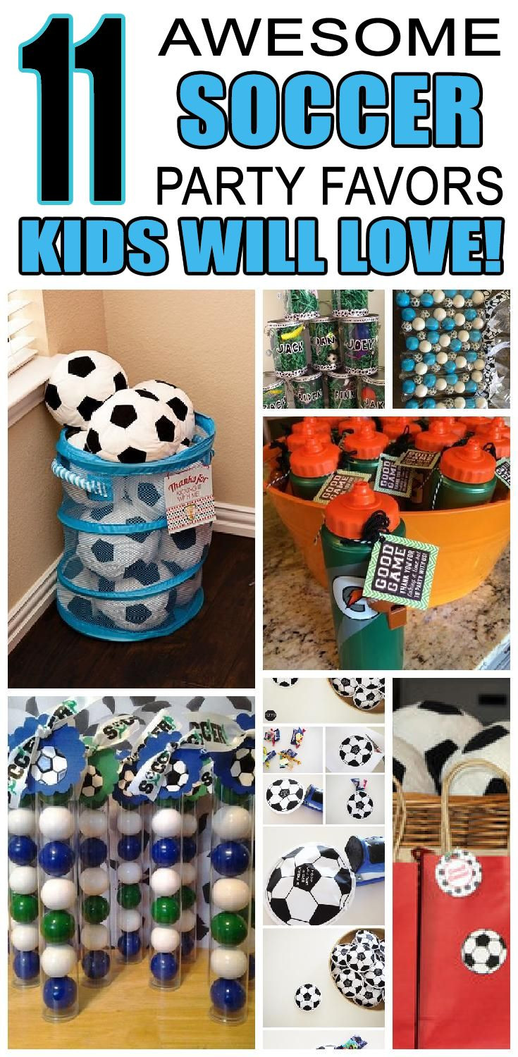 Kids Soccer Party
 Soccer Party Favor Ideas