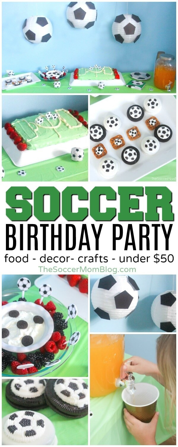 Kids Soccer Party
 How to Throw a Kids Soccer Birthday Party for Under $50