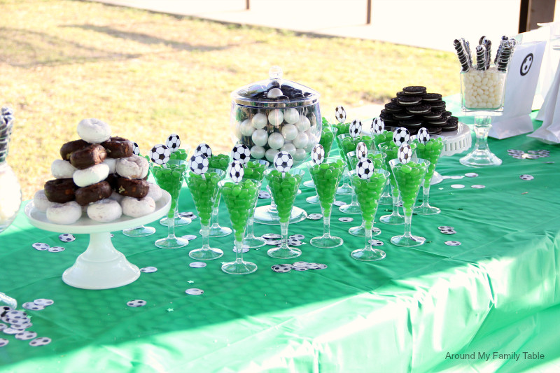 Kids Soccer Party
 Soccer Theme Party Ideas Around My Family Table