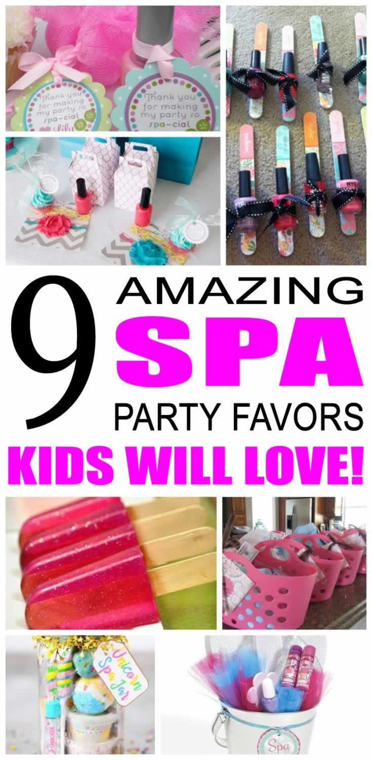 Kids Spa Party Favors
 3065 best Favor Bags images on Pinterest