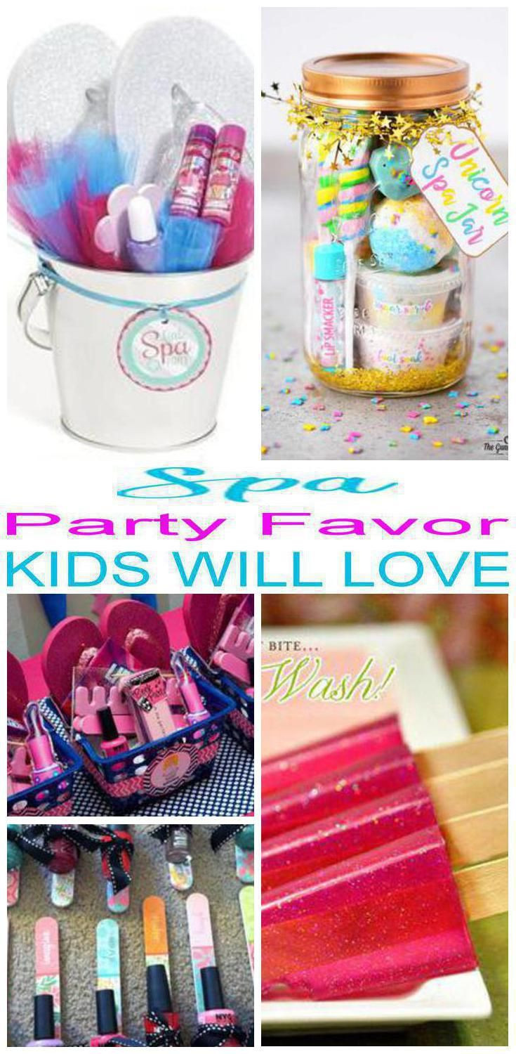 Kids Spa Party Favors
 Spa Party Favor Ideas