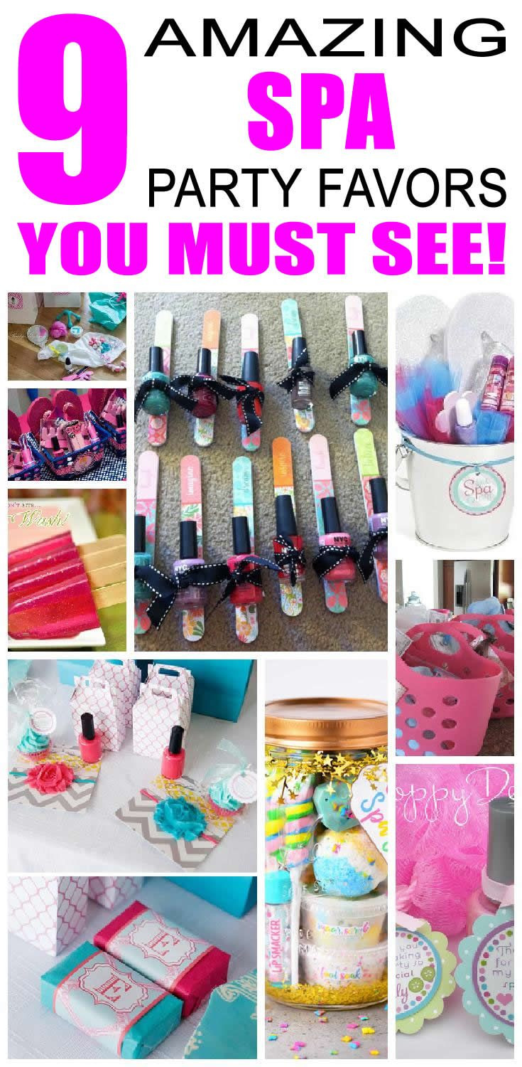 Kids Spa Party Favors
 Spa Party Favor Ideas