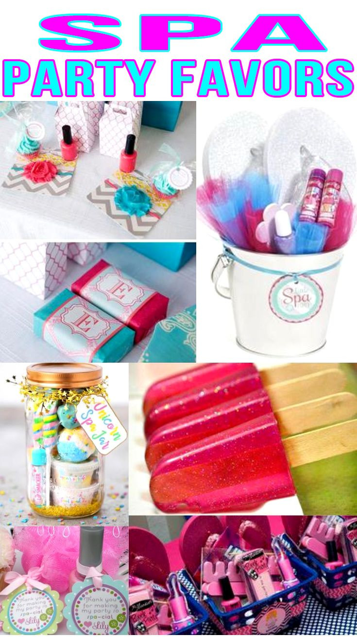 Kids Spa Party Favors
 Spa Party Favor Ideas