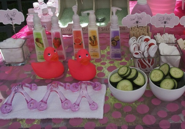 Kids Spa Party Supplies
 All Things Bright and Beautiful  Spa Party with the Girls