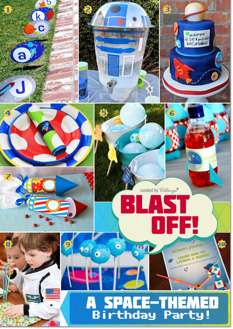 Kids Space Party
 Amazing Ideas for a Space themed Birthday Party Blast f