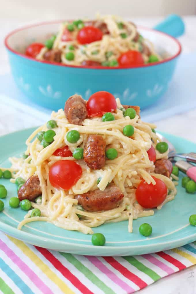 Kids Spaghetti Recipes
 Quick Sausage Spaghetti For Kids My Fussy Eater