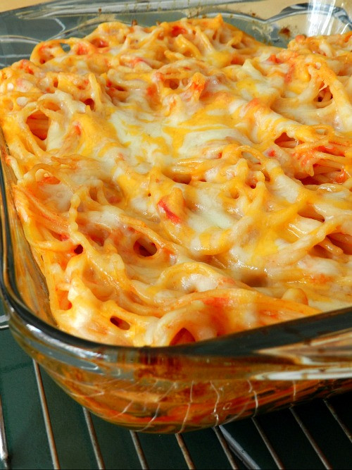 Kids Spaghetti Recipes
 Baked Spaghetti