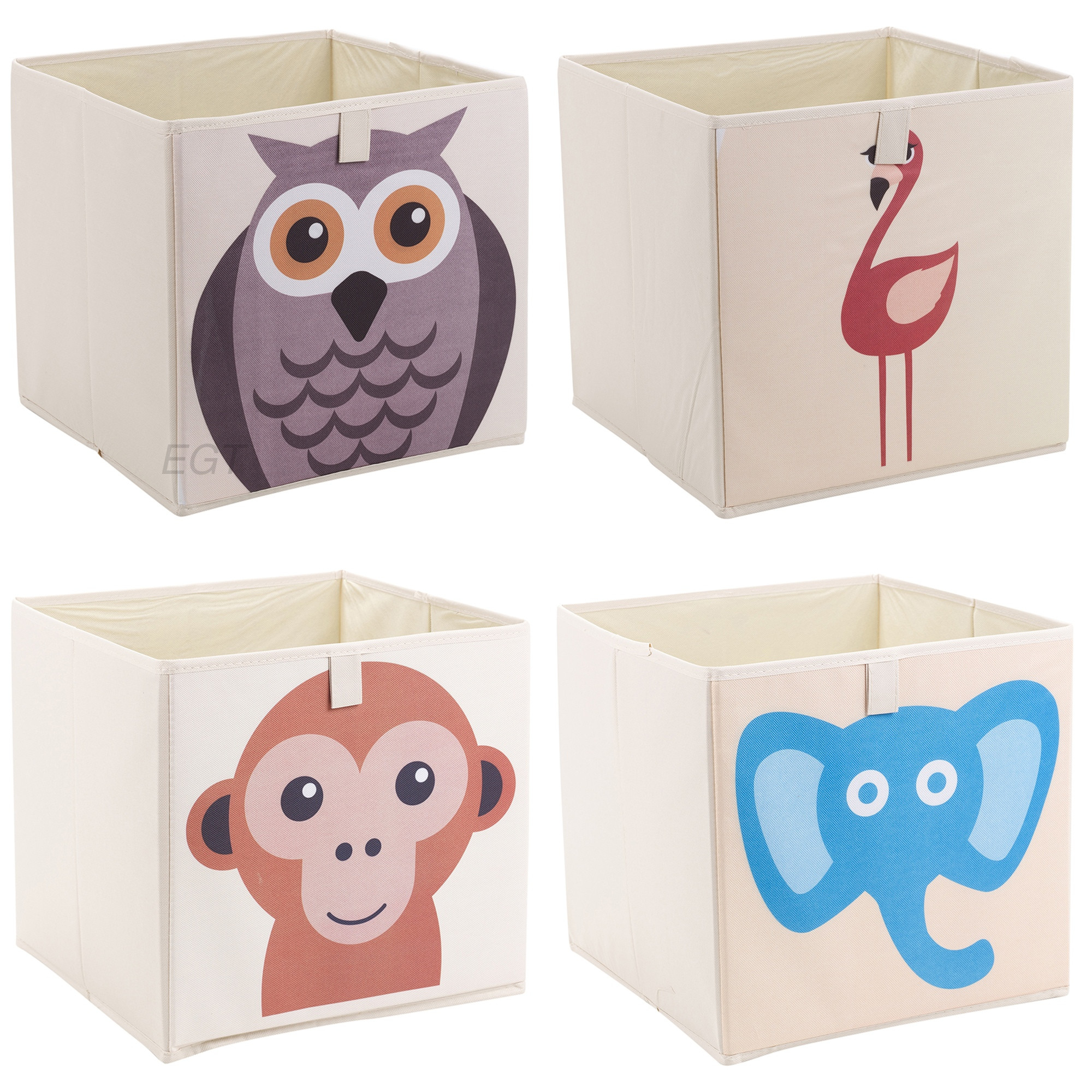 Kids Storage Containers
 Kids Toy Animal Storage Box Collapsible Non Woven Fabric