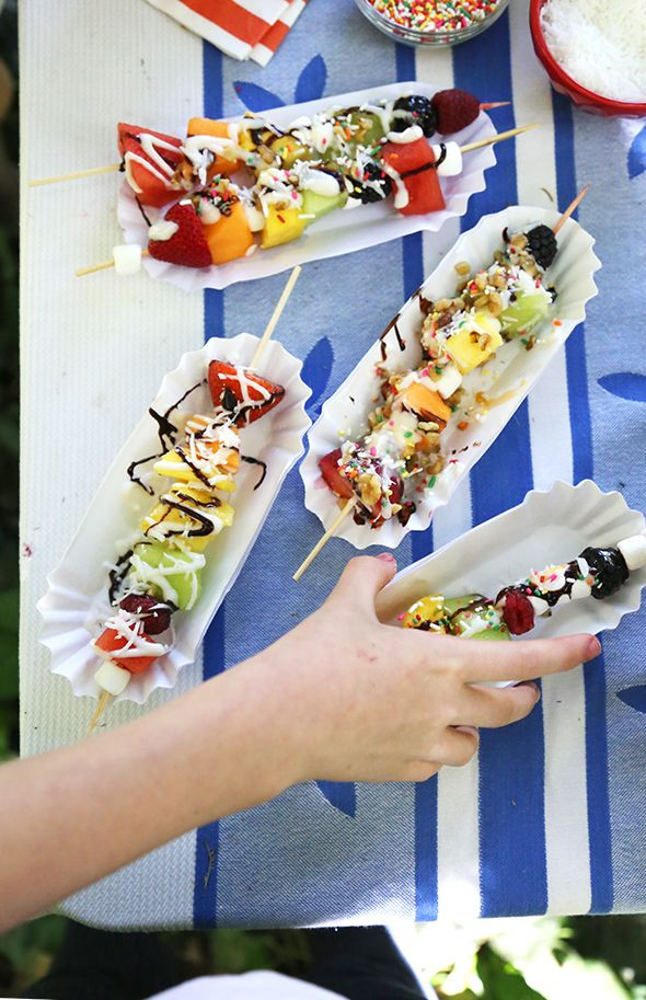 Kids Summer Party Food Ideas
 Wel e to Summer Party Fruit Kabob Sundaes