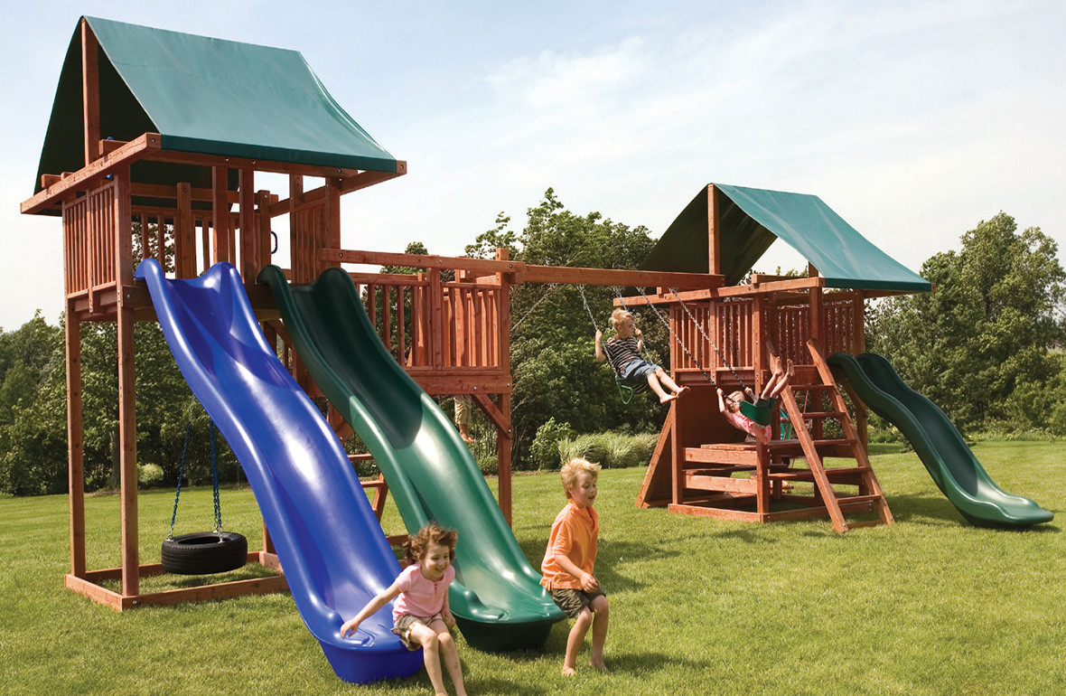 Kids Swing And Slide Set
 Quality Swing and Slide Sets for Kids