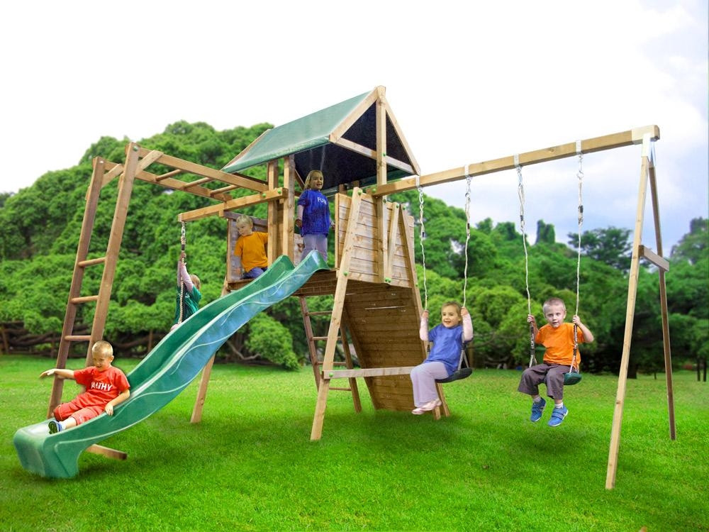 Kids Swing And Slide Set
 Kids Small Climbing Frame Kid Swing Slide Set Playhouse