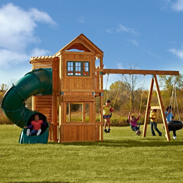 Kids Swing And Slide Set
 Swing N Slide Durango Swing Set PB 8162 Contemporary