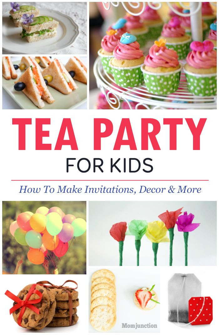 Kids Tea Party Food
 Tea Party For Kids – How To Make Invitations Decor and