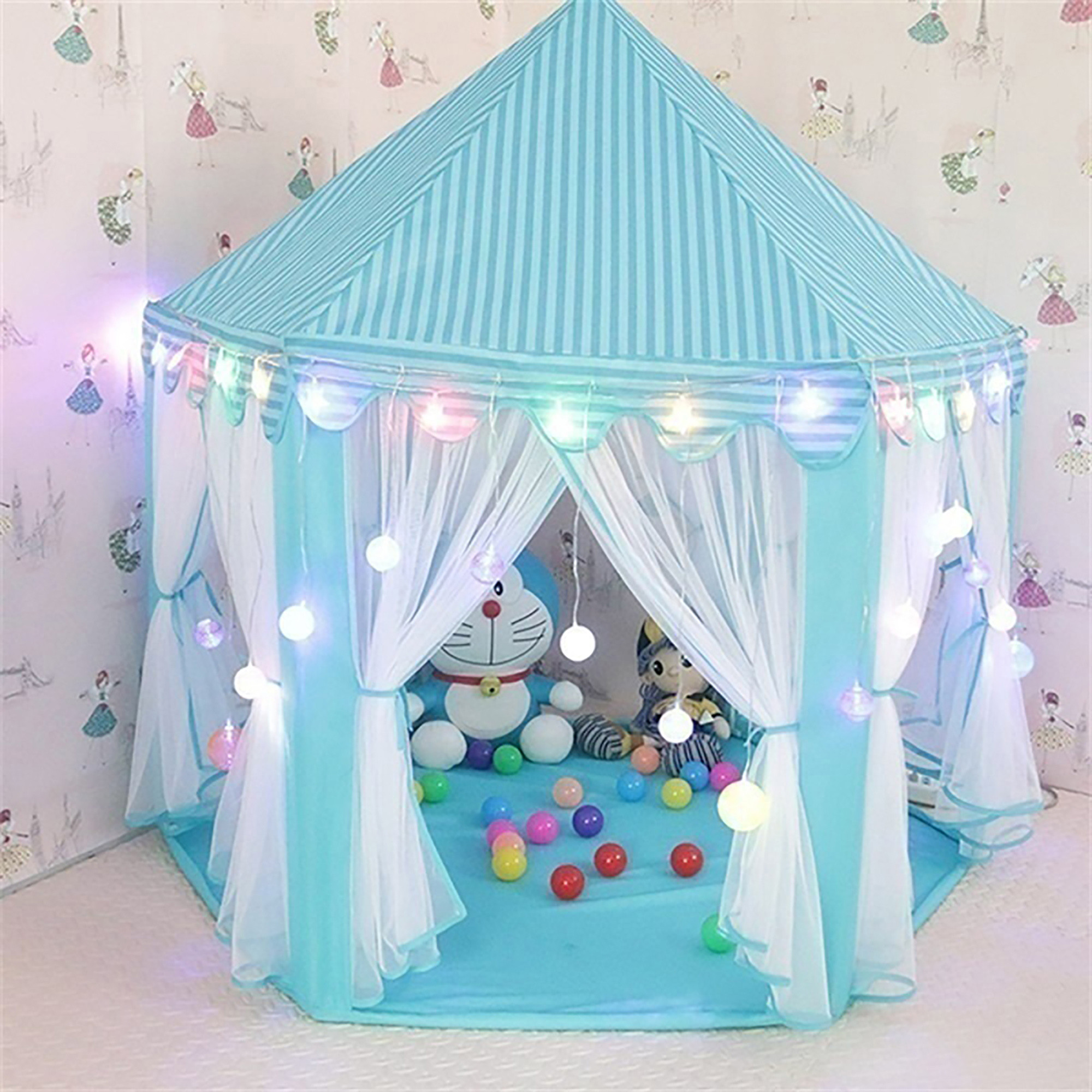 Kids Tent Indoor
 Tents for Girls Outdoor Indoor Portable Folding Princess