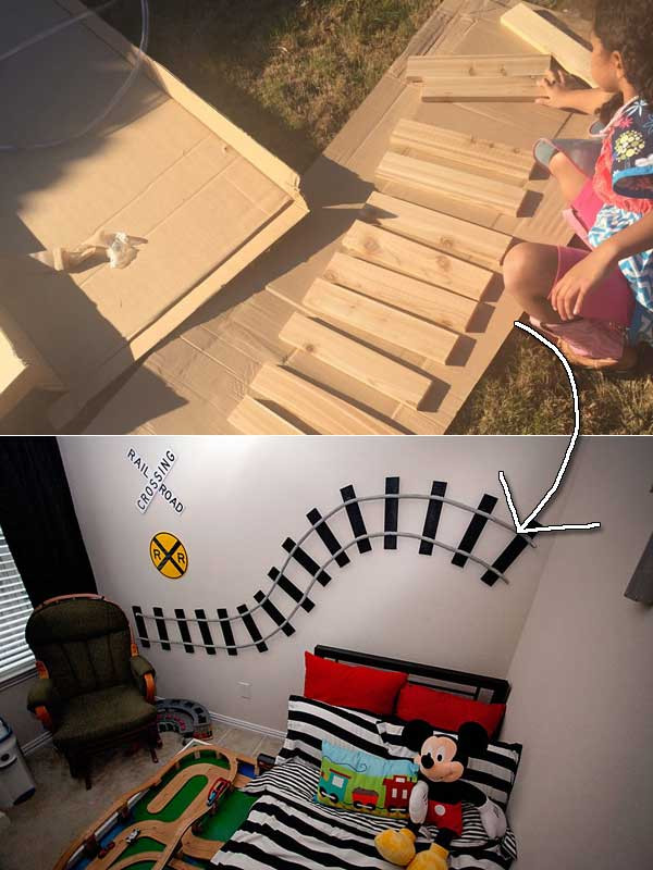 Kids Train Decor
 10 Genius Decorations Inspired by Train or Train Track