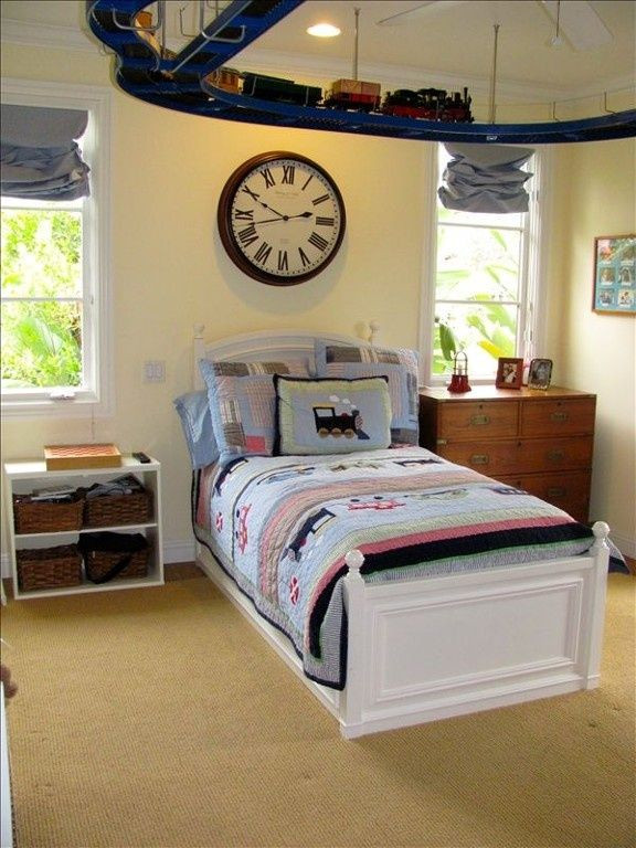 Kids Train Decor
 pinterest kid bedroom designs