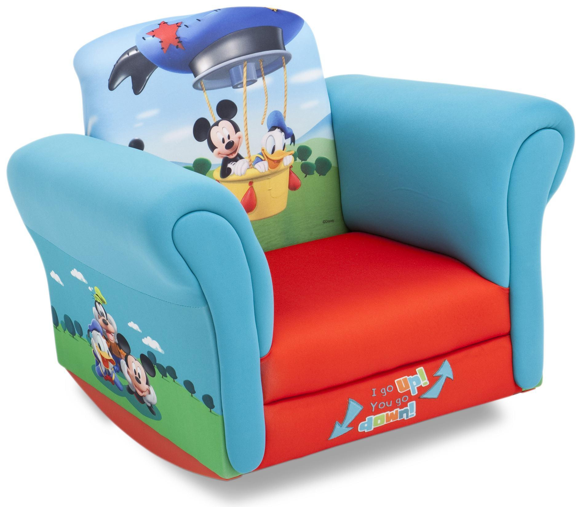 Kids Tv Chair
 Delta Upholstered Child s Mickey Mouse Rocking Chair Kmart