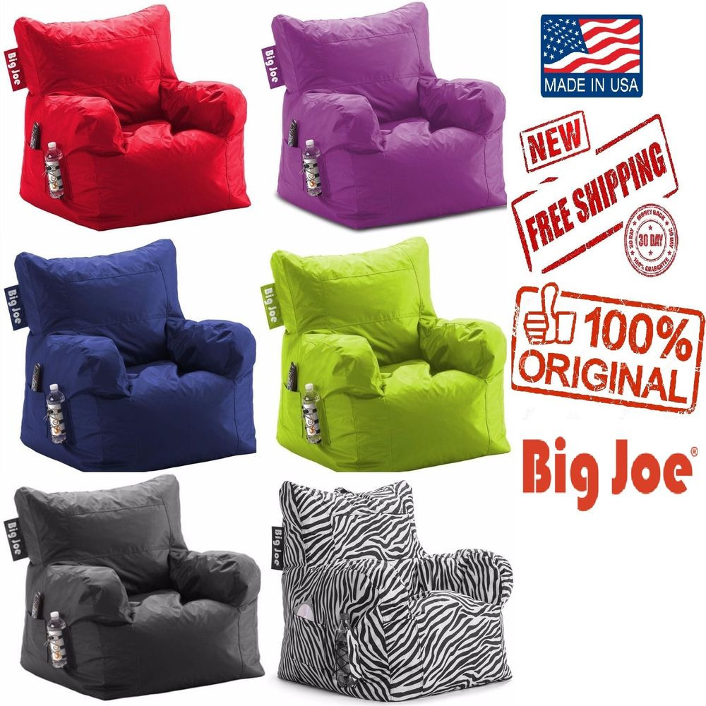 Kids Tv Chair
 Bean Bag Chair Big Joe Dorm Kids Seat Furniture Teen TV