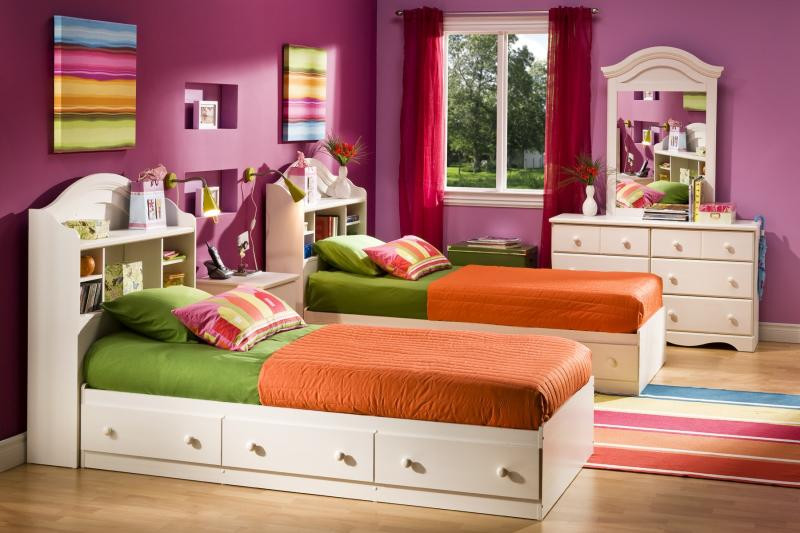 Kids Twin Bedroom Set
 Toddler Twin Beds for Kids’ Room – HomesFeed