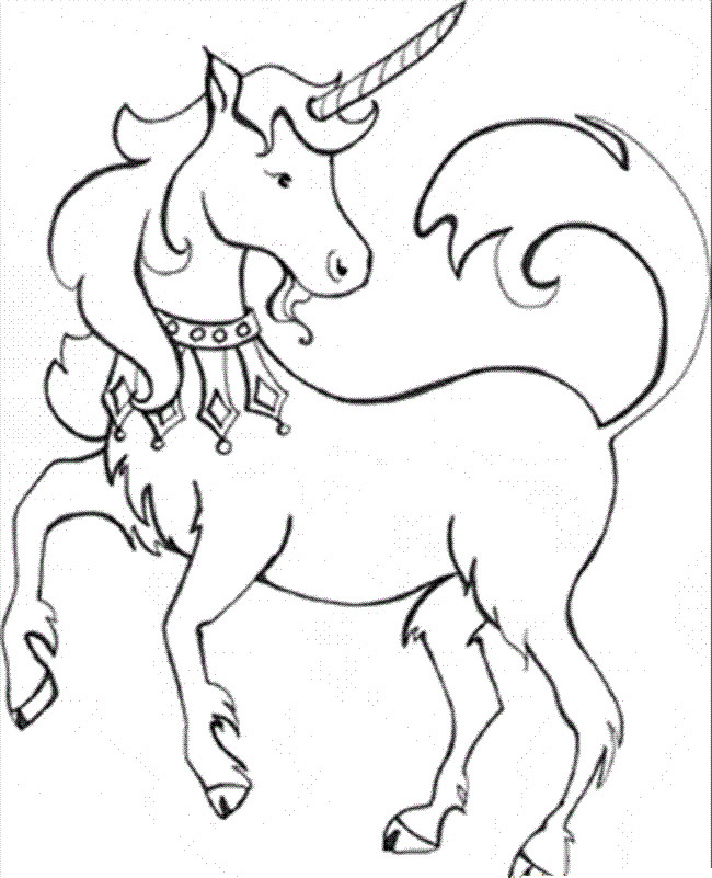 Kids Unicorn Coloring Pages
 Unicorn Coloring Pages For Kids Coloring Home