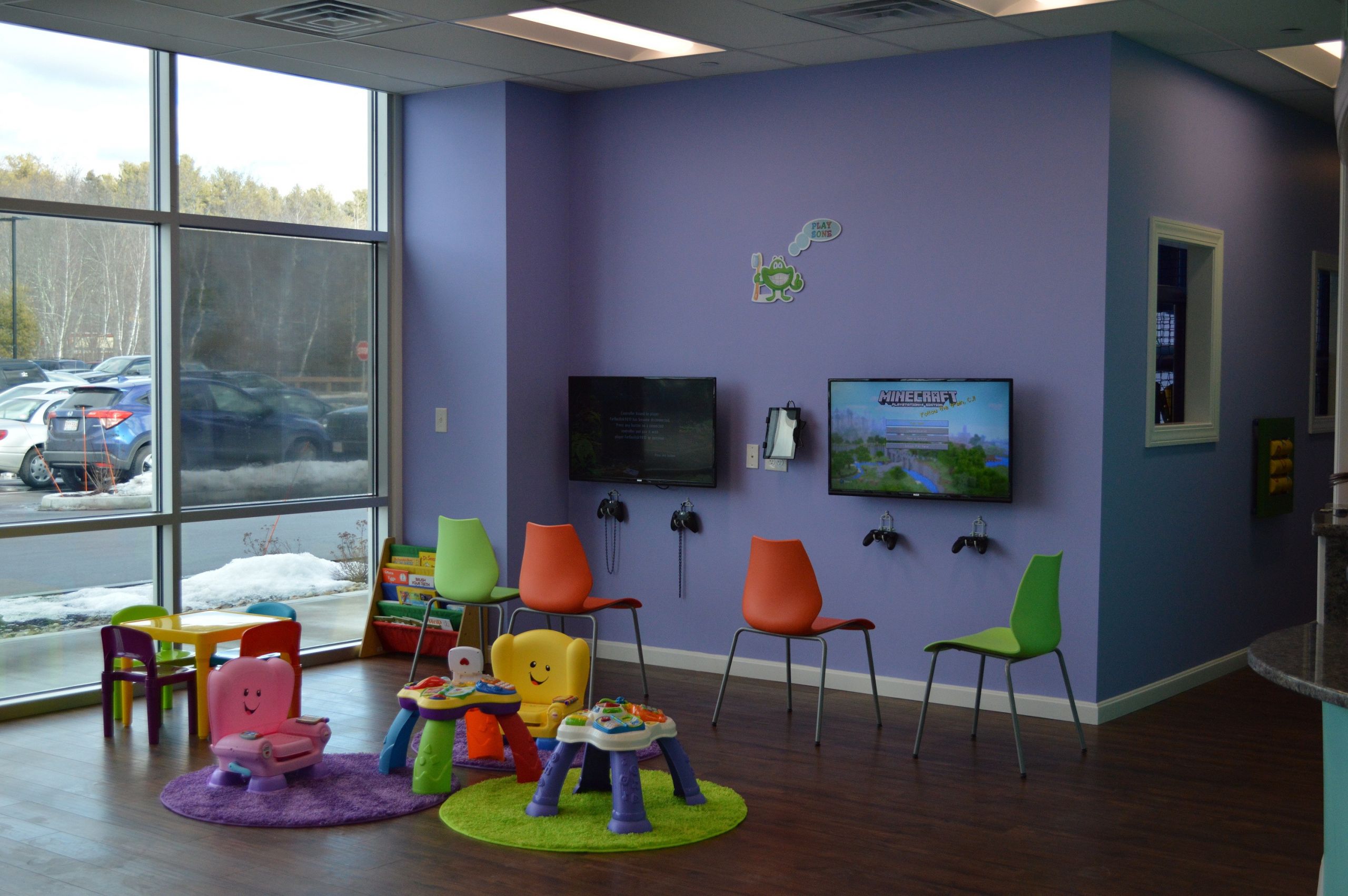 Kids Waiting Room
 fice Tour Kids Zone Dental