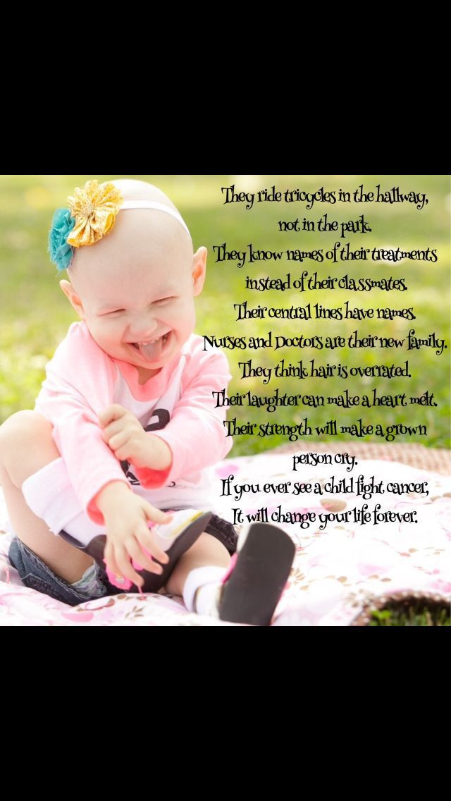 Kids With Cancer Quotes
 Pin by Cora Phillips on Bald Brave & Beautiful