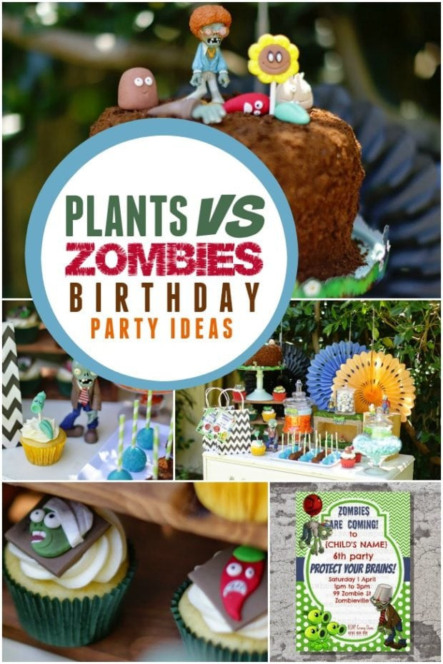 Kids Zombie Birthday Party
 A Boy s Plants vs Zombies Birthday Party