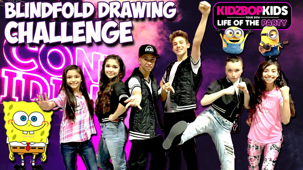 Kidz Bop Kids Life Of The Party
 Blindfold Drawing Challenge with the Kidz Bop Kids