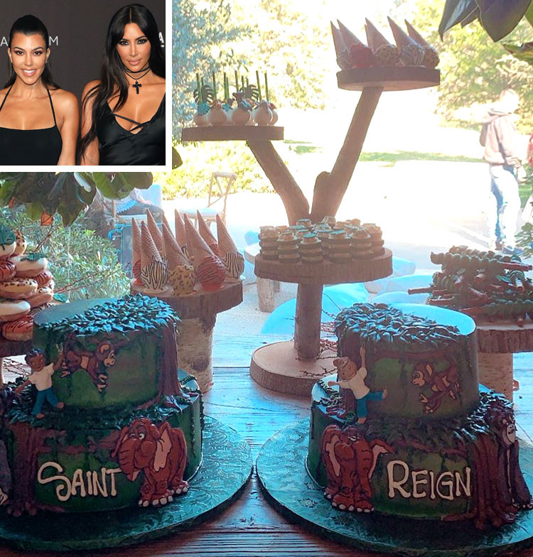 Kim Kardashian Birthday Party
 Kim Kardashian s Family s from Saint s Birthday