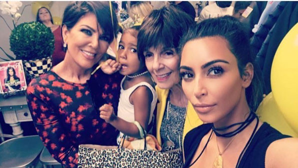 Kim Kardashian Birthday Party
 Saint West steals the show at great grandmother Mary Jo