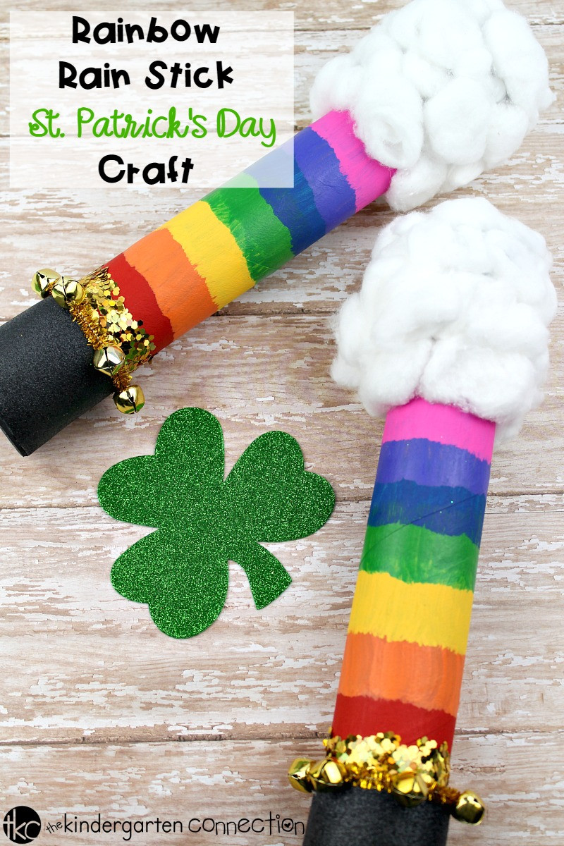 Kindergarten St Patrick Day Crafts
 Rainbow Rain Stick St Patrick s Day Craft