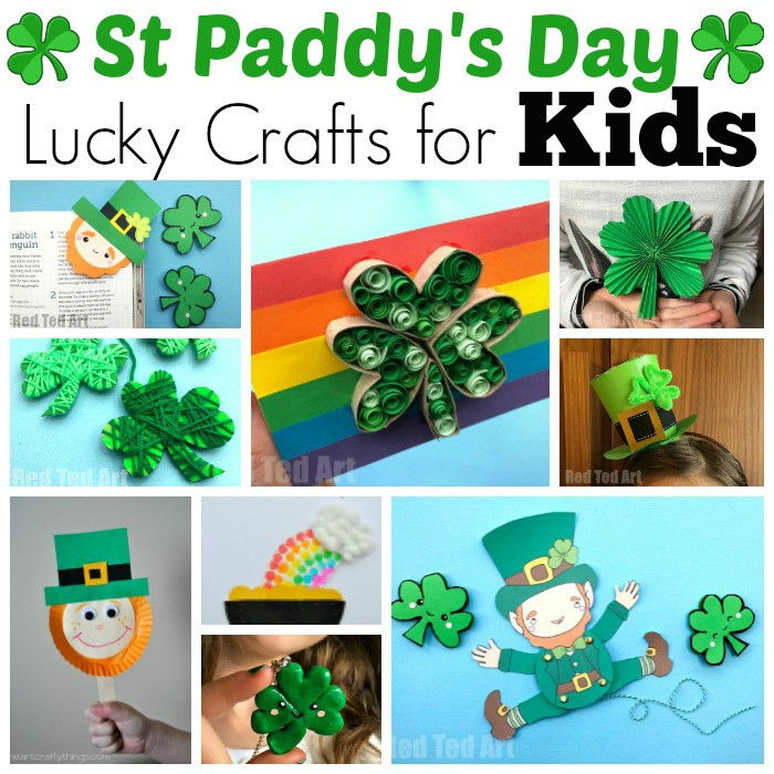 Kindergarten St Patrick Day Crafts
 Easy St Patrick s Day Crafts for Kids Red Ted Art