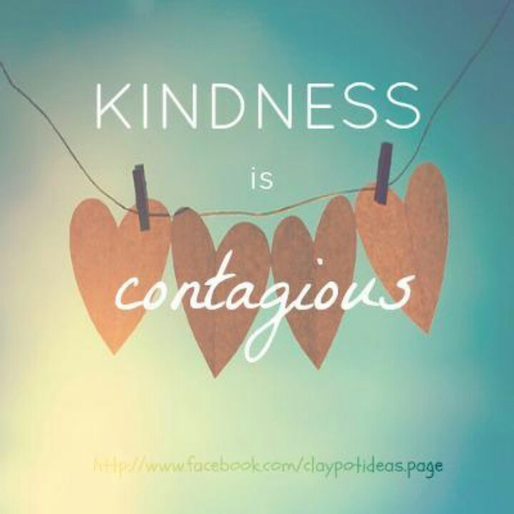 Kindness Matters Quote
 Spread kindness Kindness is contagious