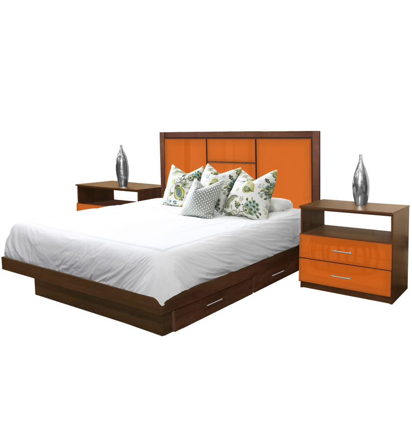 King Size Storage Bedroom Sets
 Broadway King Size Bedroom Set w Storage Platform