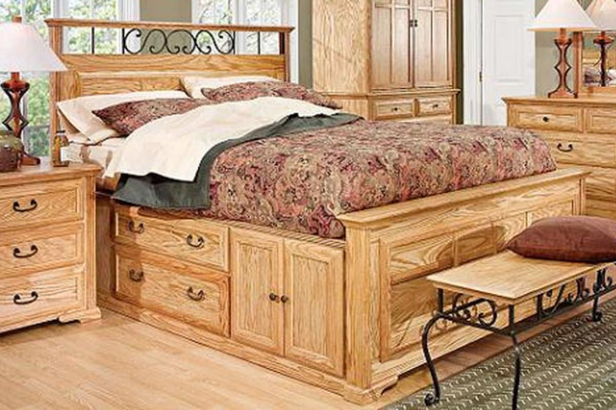 King Size Storage Bedroom Sets
 Thornwood King Size Captain Bed with Storage at Gardner White