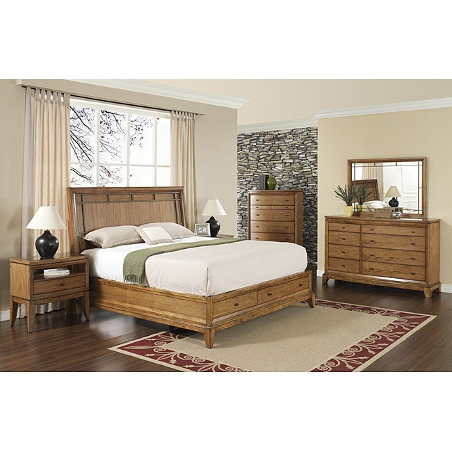 King Size Storage Bedroom Sets
 Toluca Lake 5 piece King size Storage Bedroom Set Free