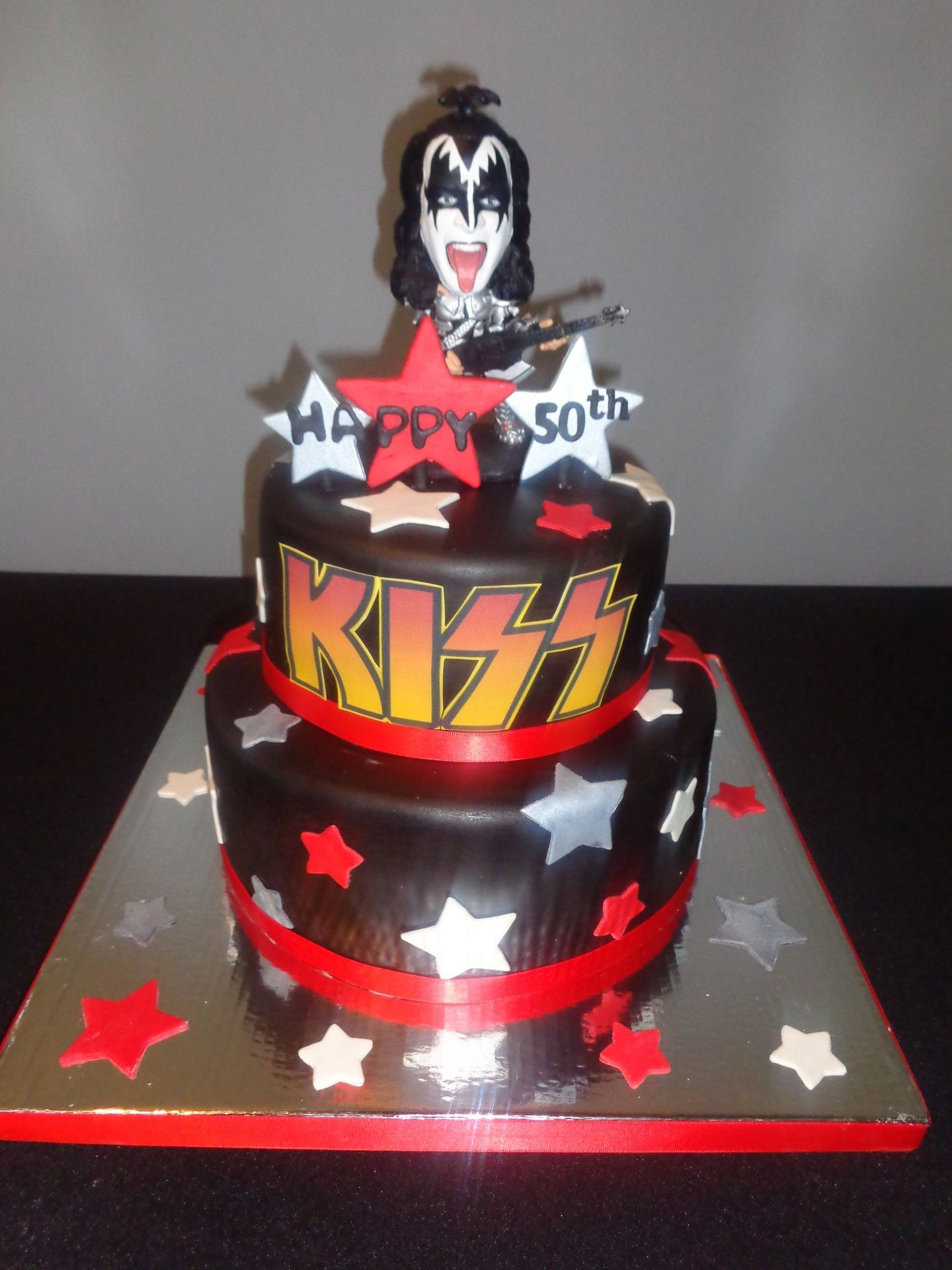 Kiss Birthday Cake
 Kiss Gene Simmons cake