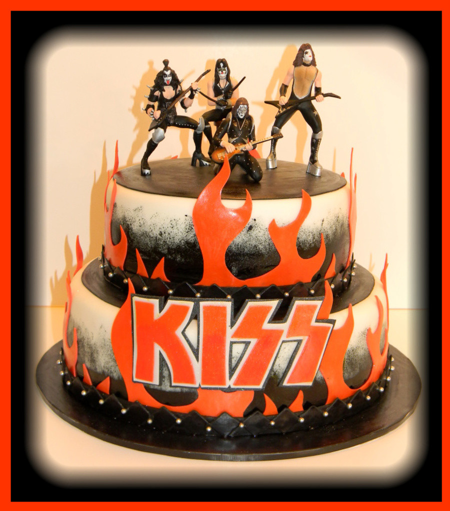 Kiss Birthday Cake
 "kiss" Birthday Cake CakeCentral