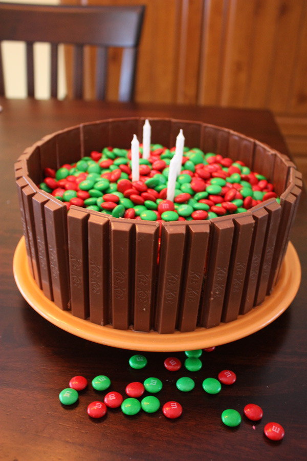 Kit Kat Birthday Cake
 My First Recipe M&M Kit Kat Cake Jeannie s Tried and