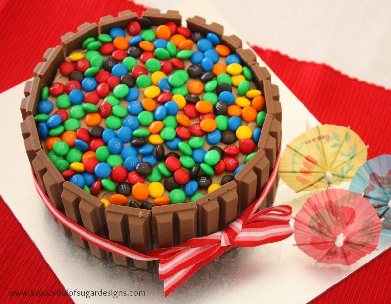 Kit Kat Birthday Cake
 Kit Kat Birthday Cake A Spoonful of Sugar