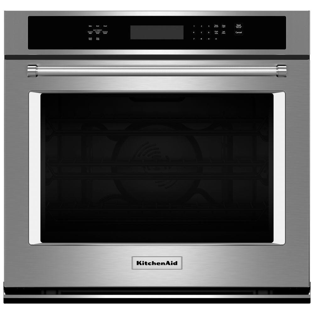 Kitchen Aid Wall Ovens
 KitchenAid 30 in Single Electric Wall Oven Self Cleaning