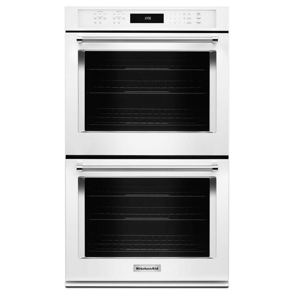 Kitchen Aid Wall Ovens
 KitchenAid 30 in Double Electric Wall Oven Self Cleaning