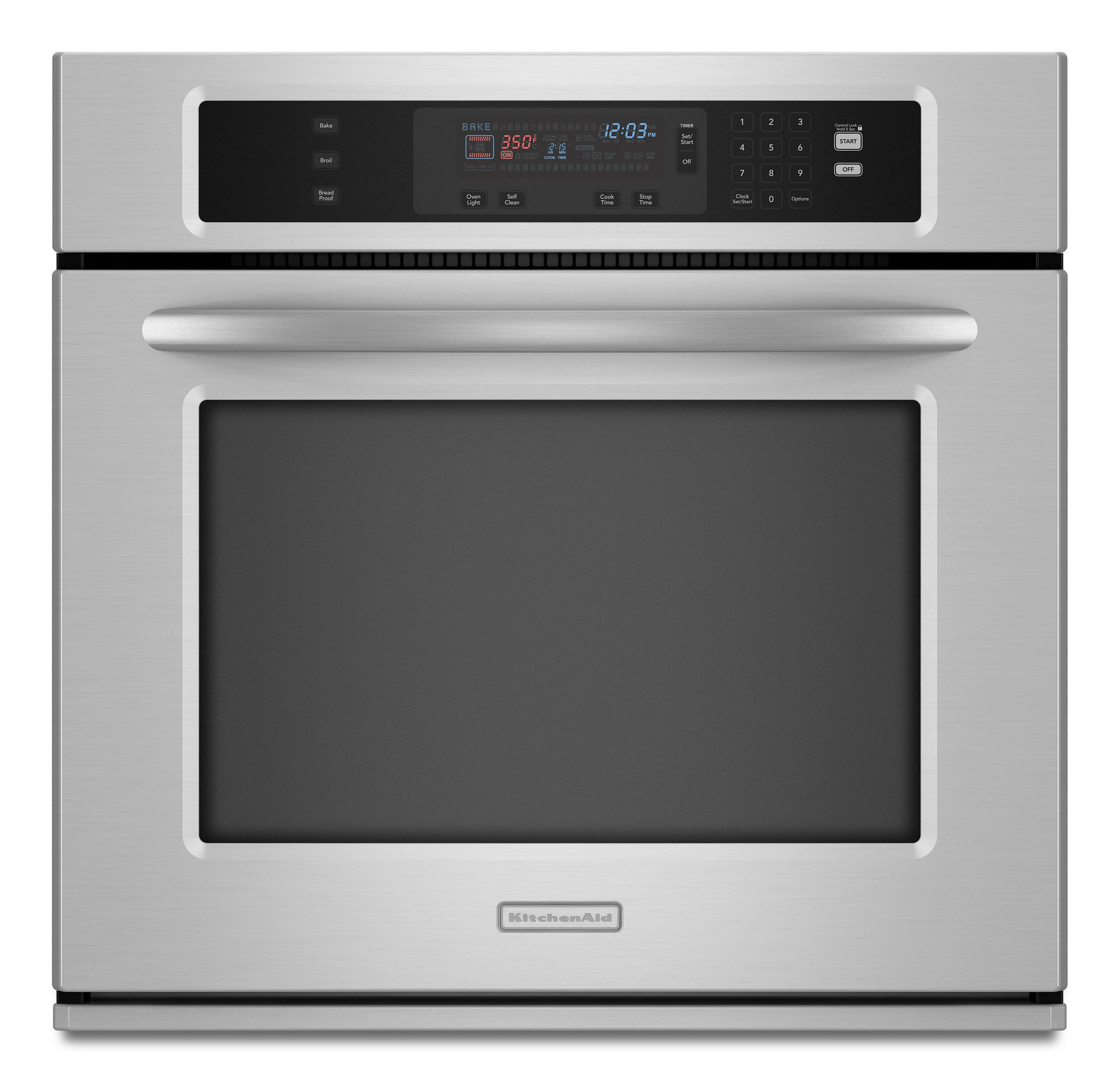 Kitchen Aid Wall Ovens
 KitchenAid Electric Single Wall Oven 27 in KEBK171SSS Sears
