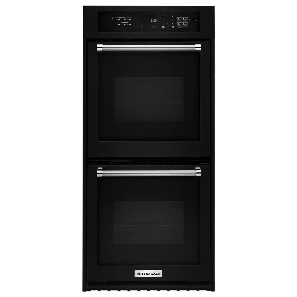 Kitchen Aid Wall Ovens
 KitchenAid 24 in Double Electric Wall Oven Self Cleaning