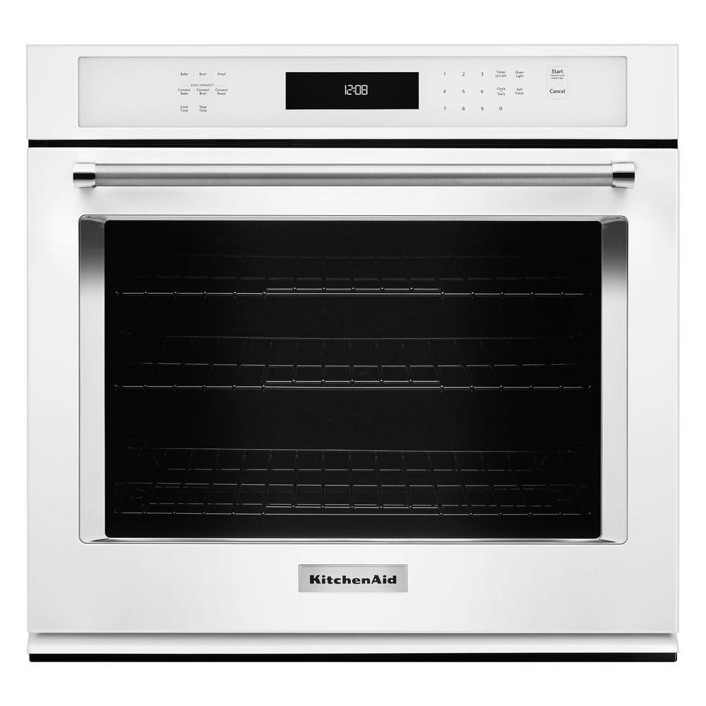 Kitchen Aid Wall Ovens
 KitchenAid 27 in Single Electric Wall Oven Self Cleaning