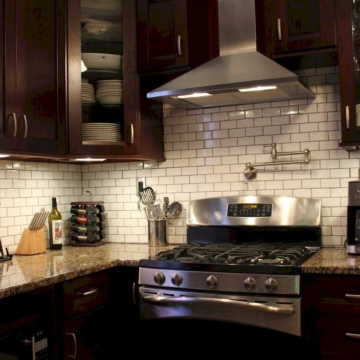 Kitchen Backsplash For Dark Cabinets
 85 Gorgeous Kitchen Backsplash Decor with Dark Cabinets