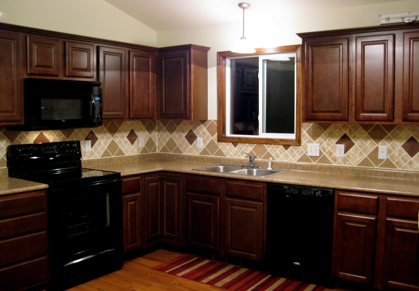 Kitchen Backsplash For Dark Cabinets
 Dark cabinets light backsplash Video and s