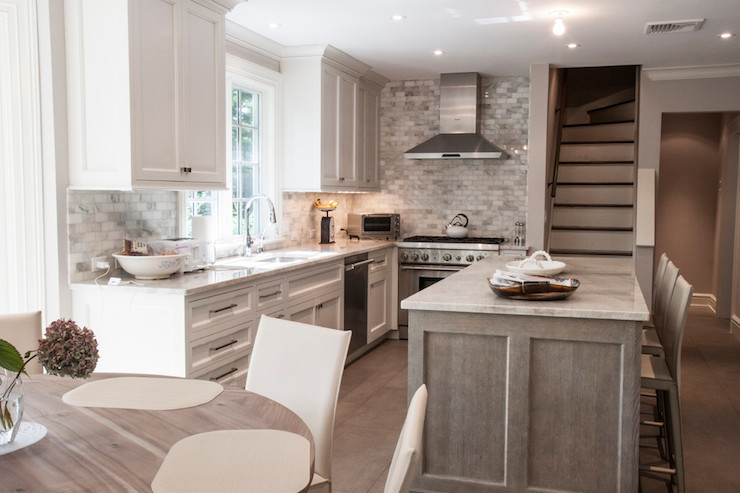 Kitchen Backsplash Height
 Ceiling Height Kitchen Backsplash Transitional kitchen